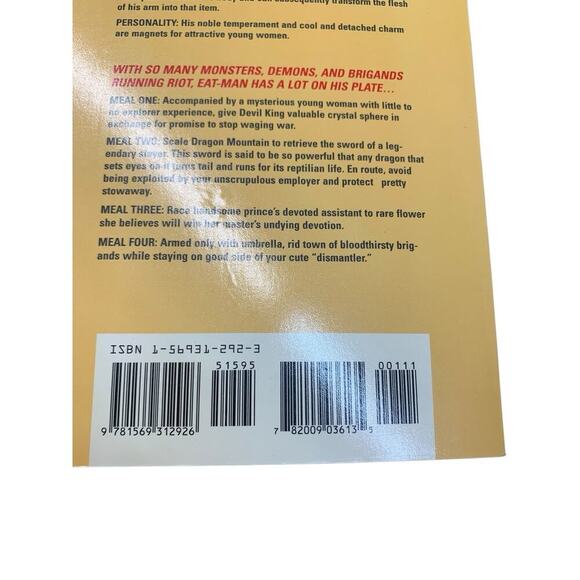 Eat Man Graphic Novel Volume 1 By Akihito Yoshitomi - Picture 4 of 4